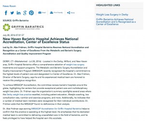 Dr. Fridman discusses earning national accreditation